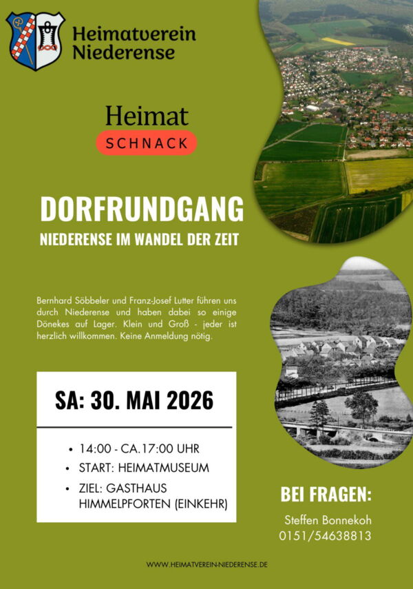 Dorfrundgang - Niederense im Wandel der Zeit